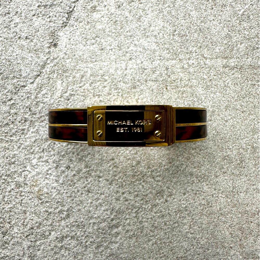 MICHAEL KORS Tortoise Shell bangle bracelet
